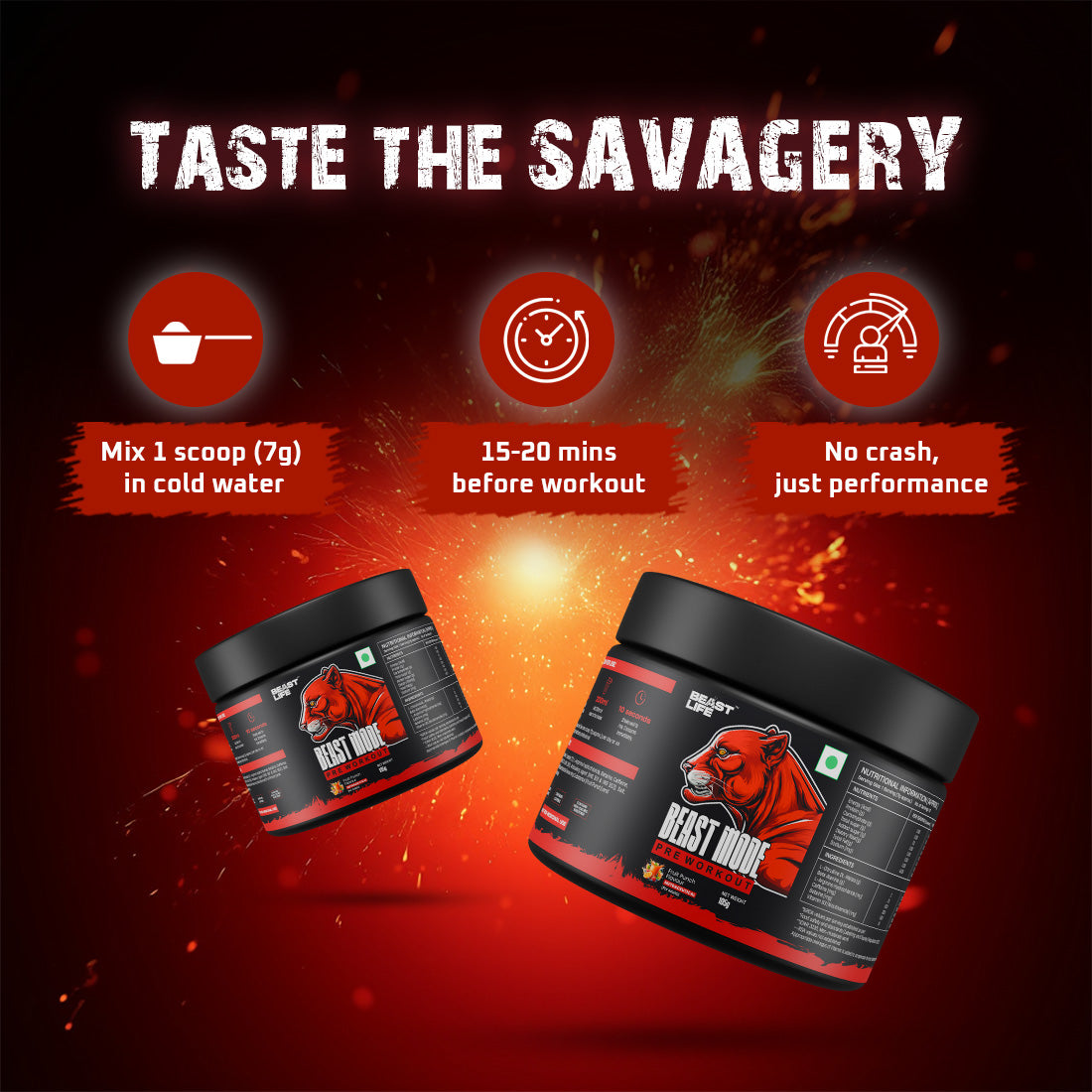 Beastmode Preworkout ā Fruit Punch (New Formulation)