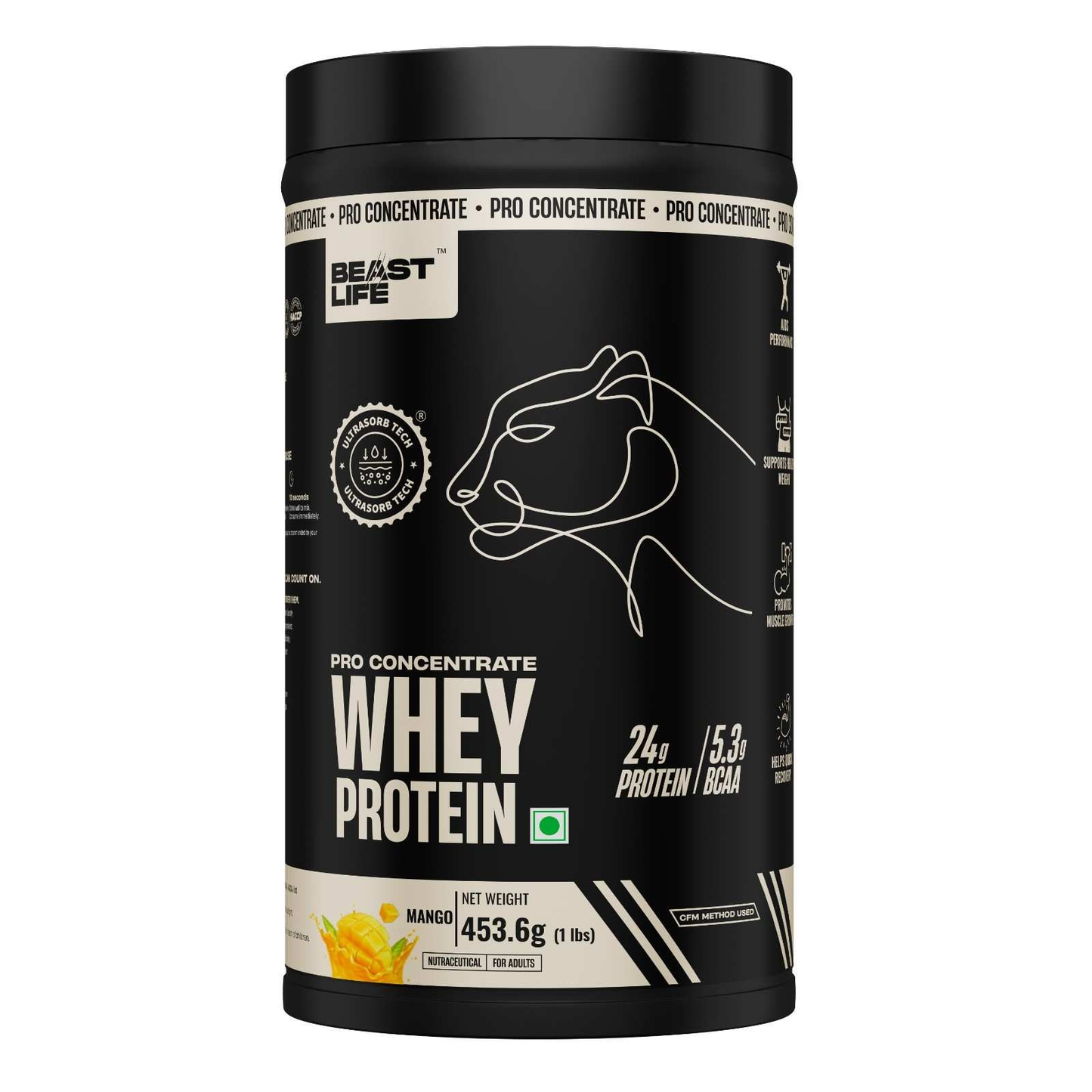 Pro Concentrate Whey Protein Mango 1lbs