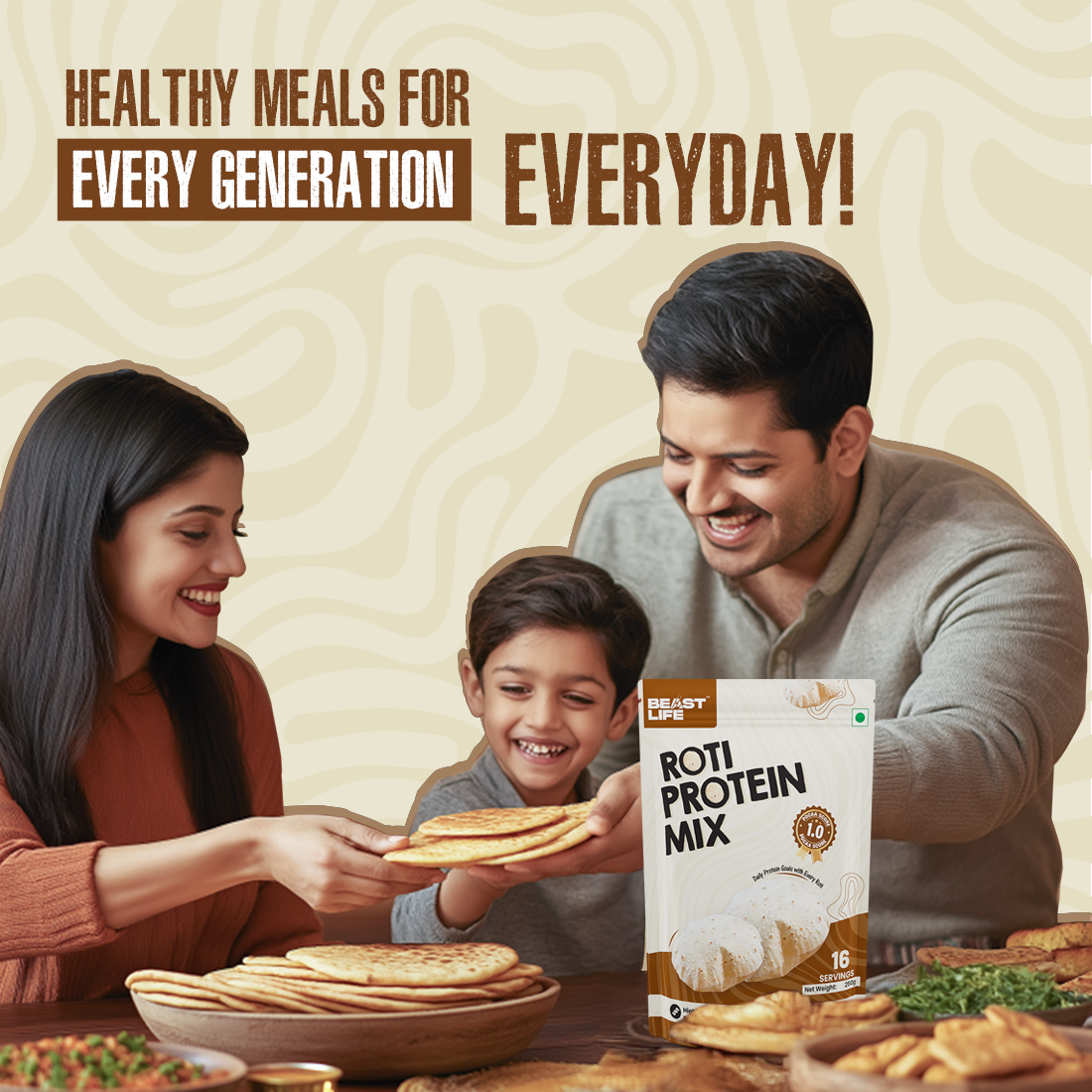 BeastLife ROTI PROTEIN MIX 250g