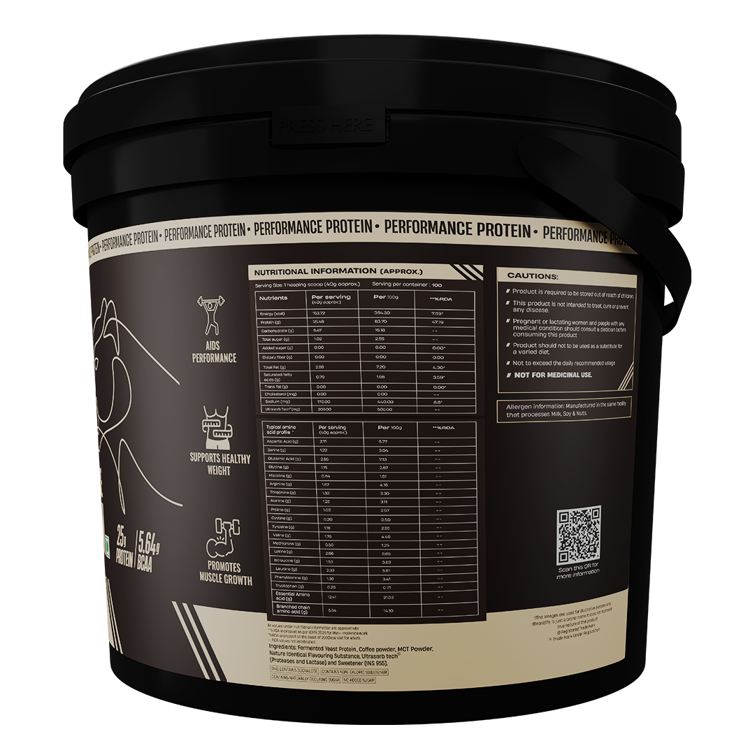 Performance Fermented Yeast Protein with Ultrasorb Tech | Cold Coffee | 4 kg