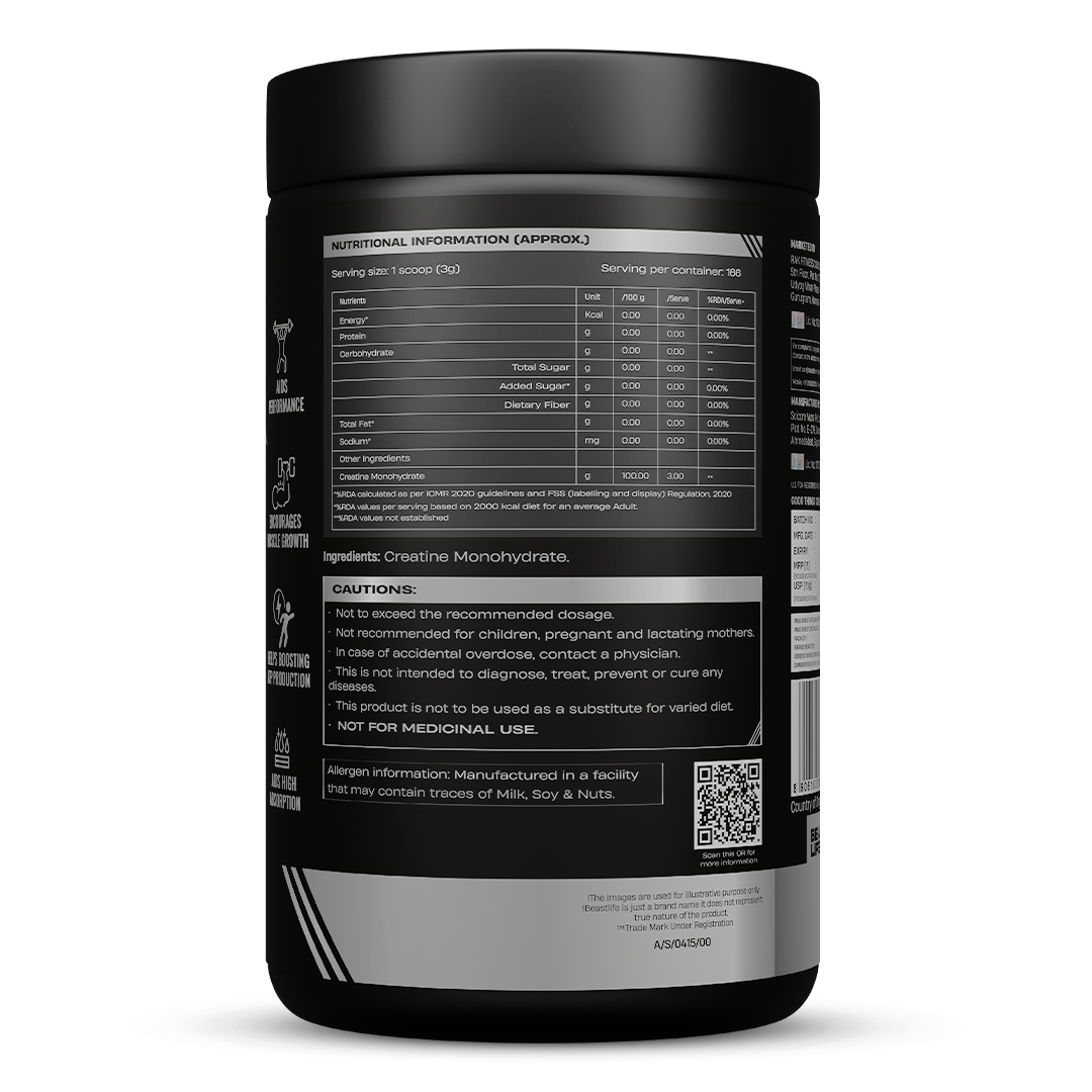 Super Micronized Creatine Monohydrate | 500G
