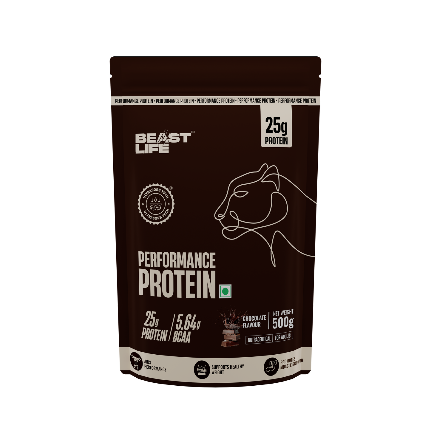 Performance Protein with Ultrasorb Tech | 500g | Chocolate