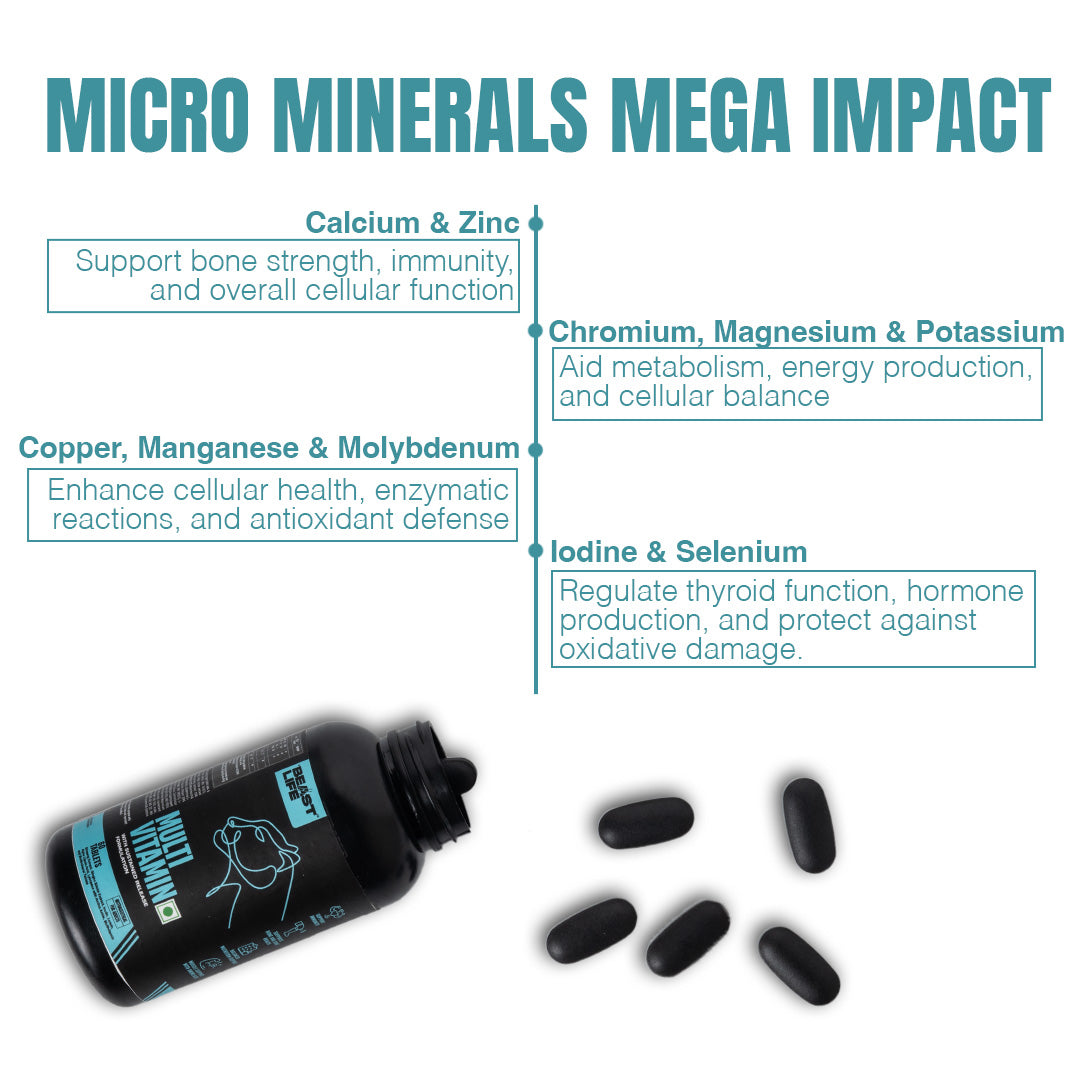 Beastlife Multivitamins with Sustained Release Technology 60N