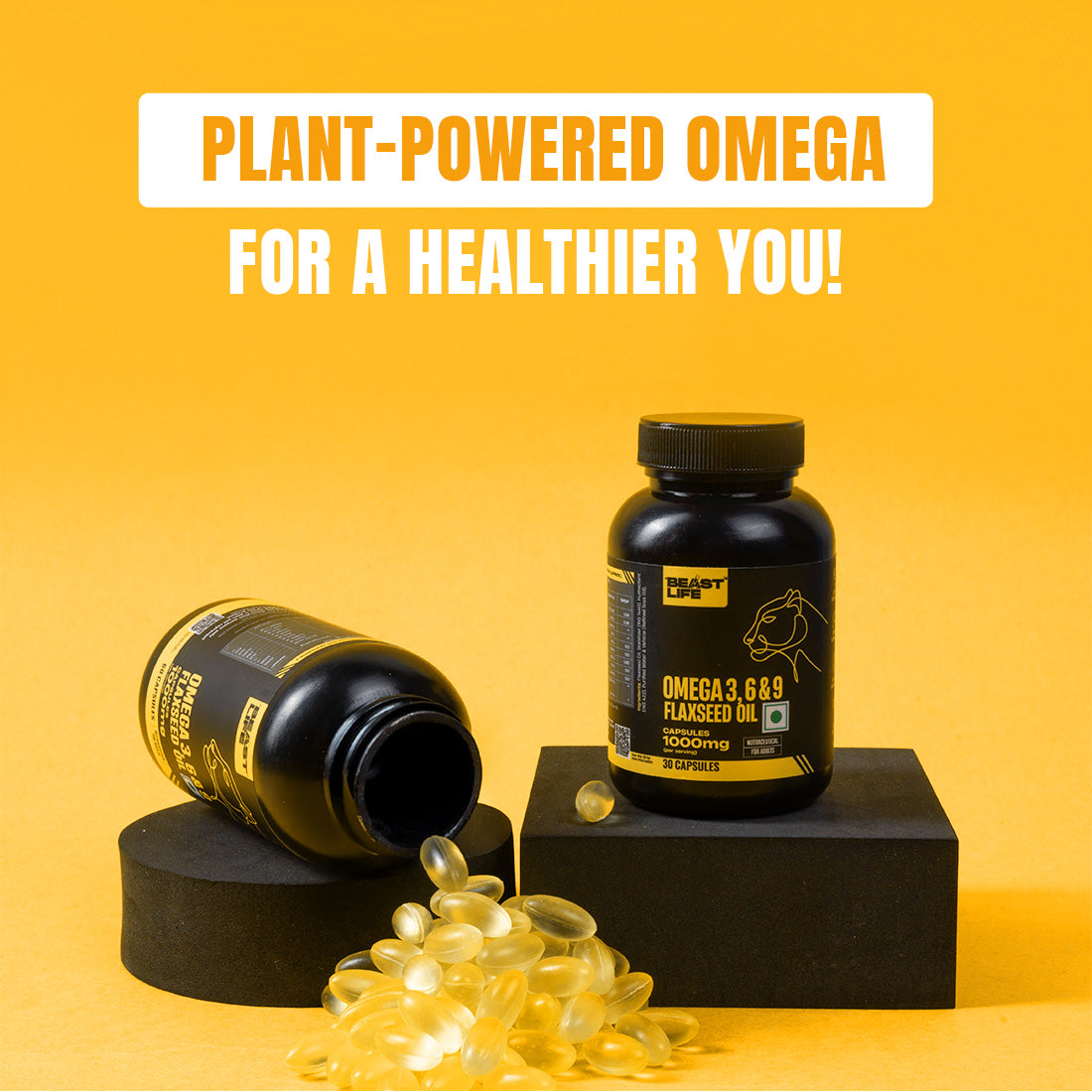 3X Strength Veg omega 3 6 9 | 60N