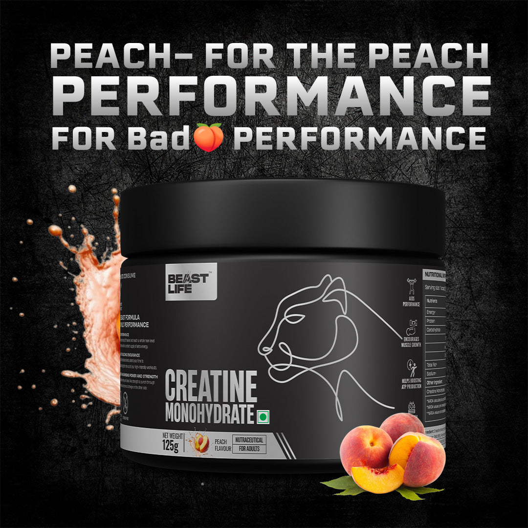 Peach Creatine Monohydrate 125g