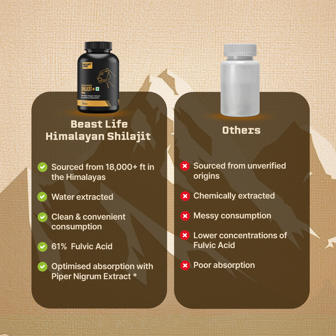 HIMALAYAN SHILAJIT+ CAPSULES 30N