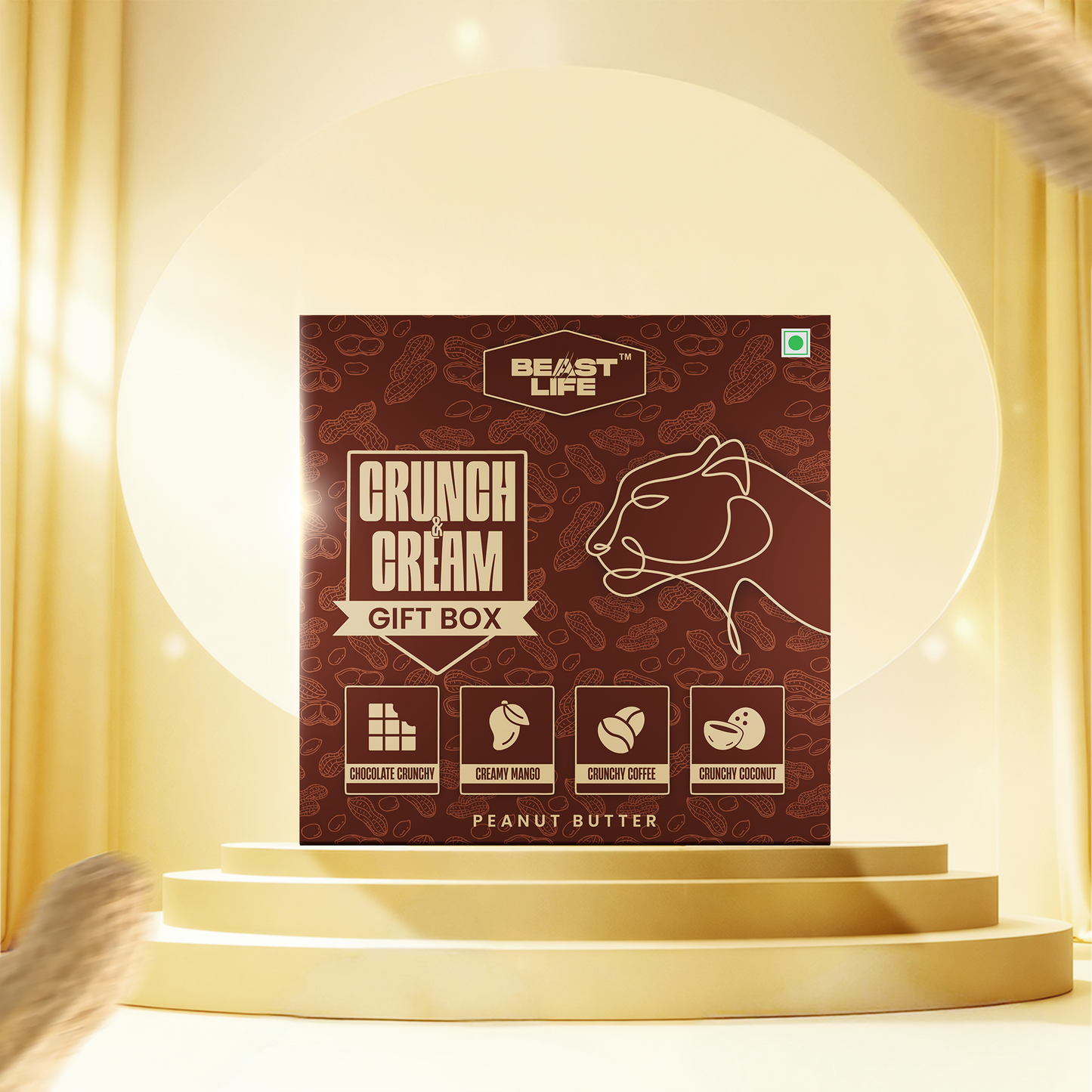 The Crunch & Cream Box | Peanut Butter | 4 Flavours