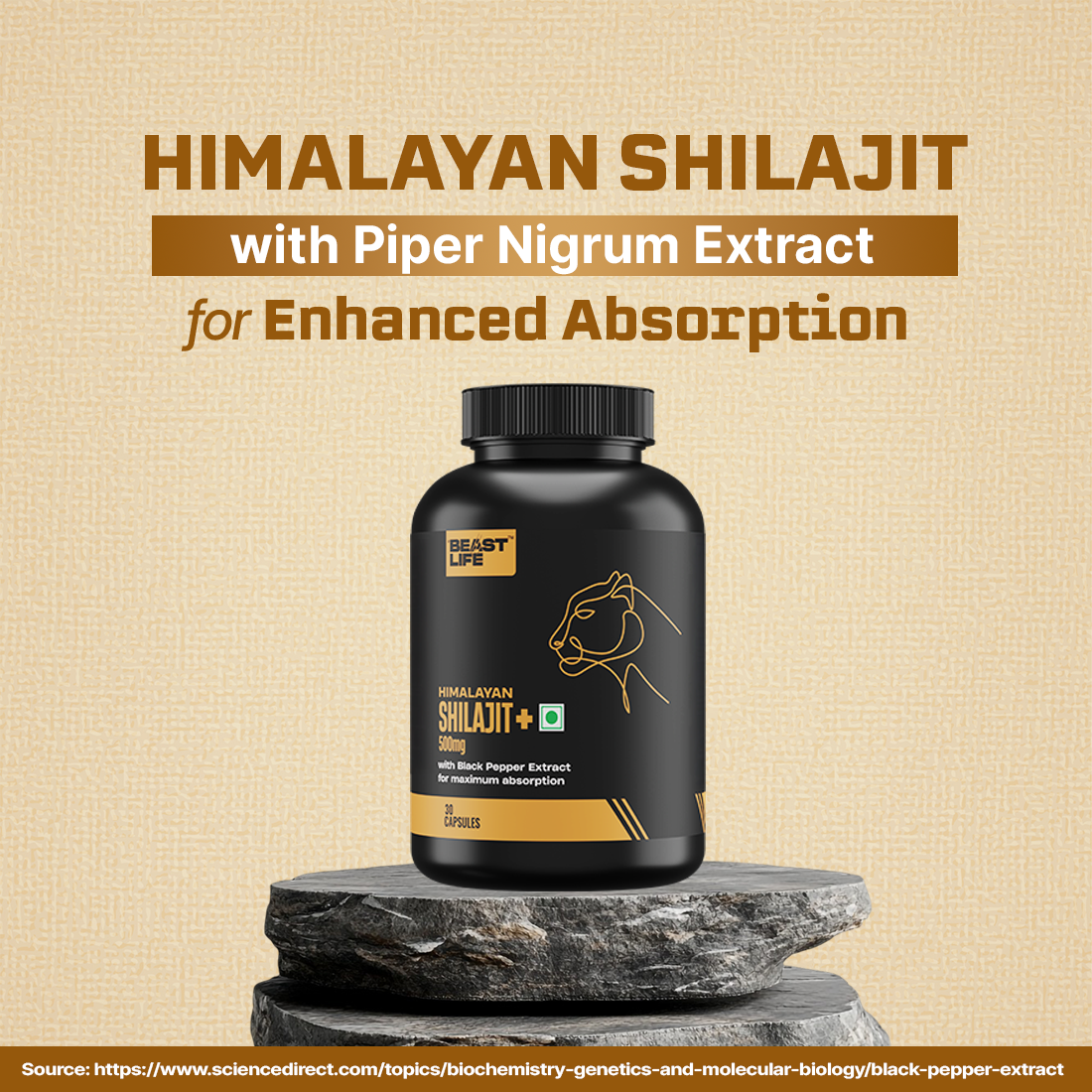 HIMALAYAN SHILAJIT+ CAPSULES 30N