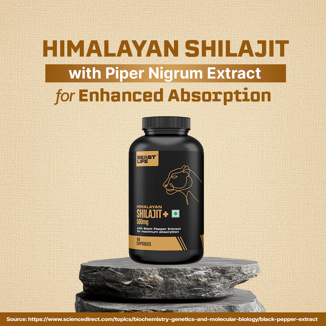 HIMALAYAN SHILAJIT+ CAPSULES 60N