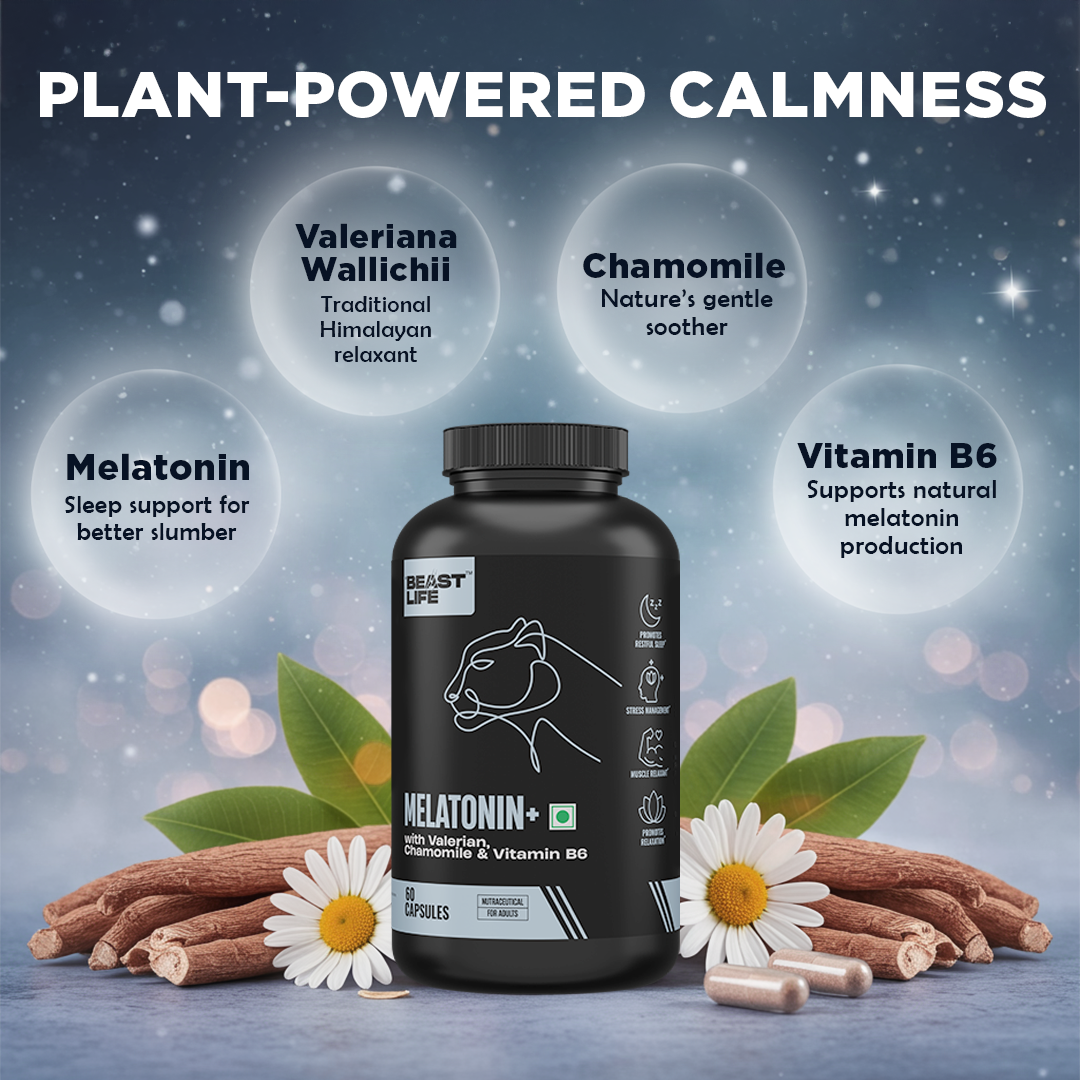 Melatonin+  5 mg with Valeriana & Chamomile 60N