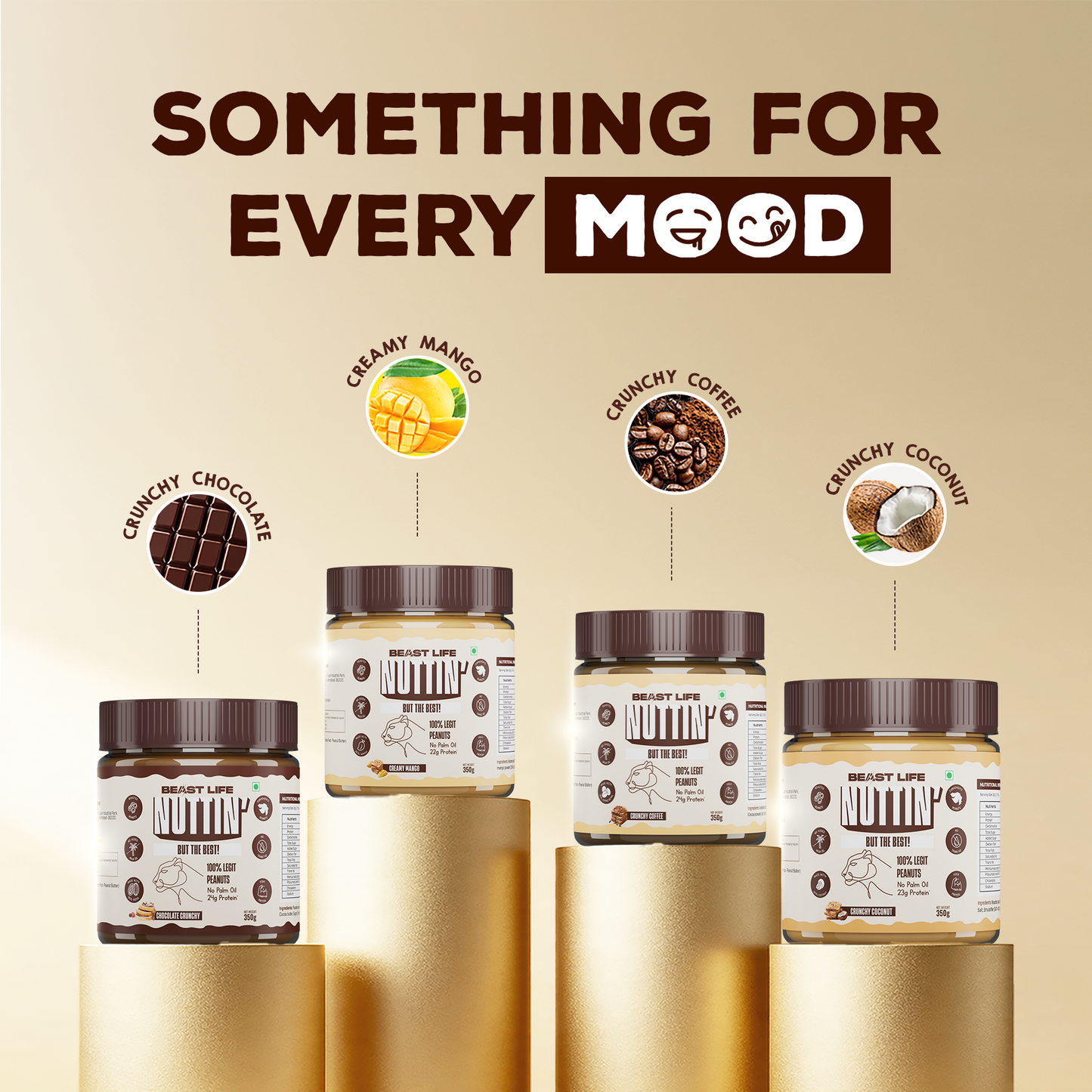 The Crunch & Cream Box | Peanut Butter | 4 Flavours