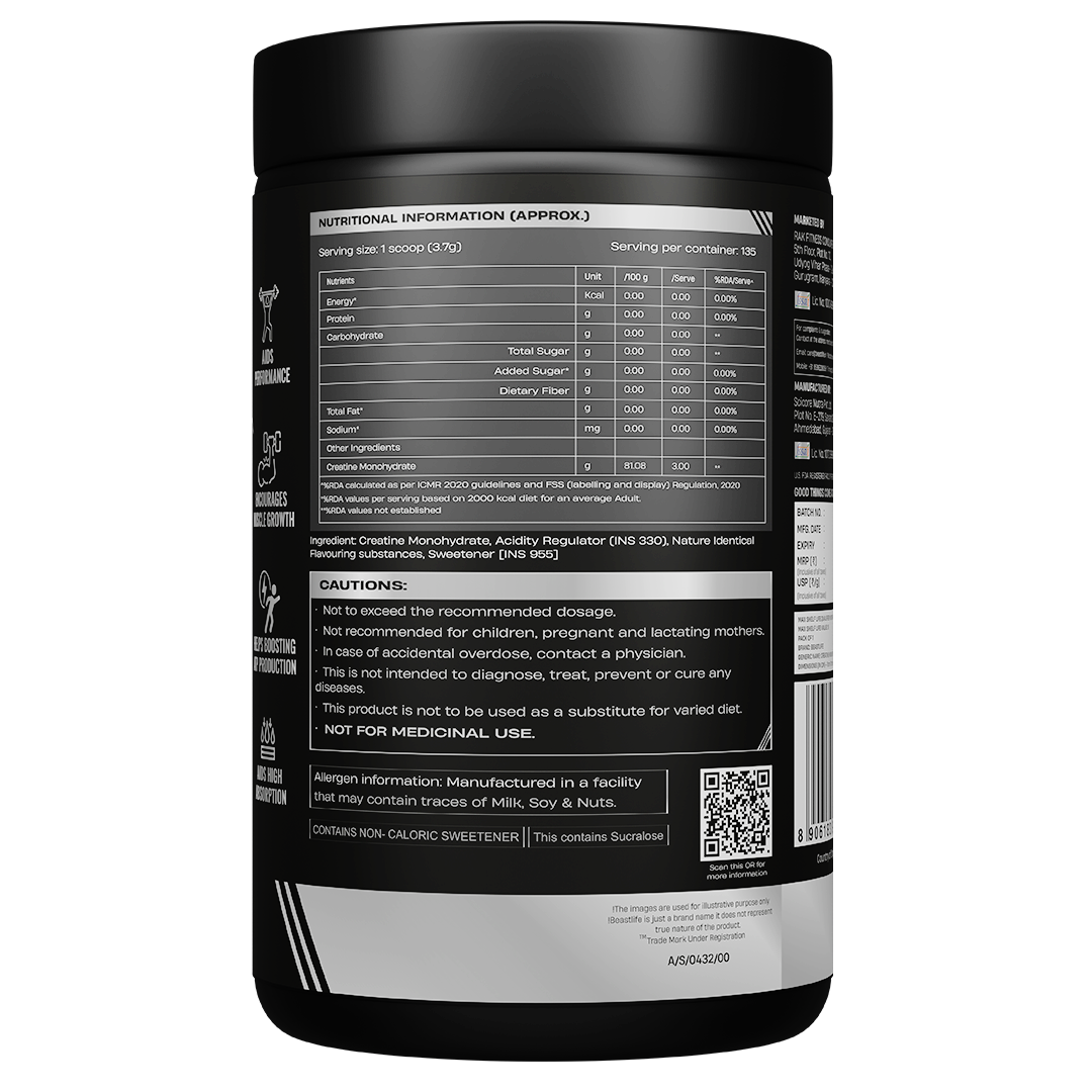 Creatine Monohydrate | Shikanji | 500 g