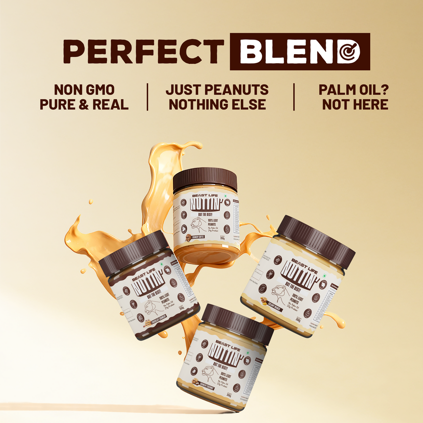 The Crunch & Cream Box | Peanut Butter | 4 Flavours