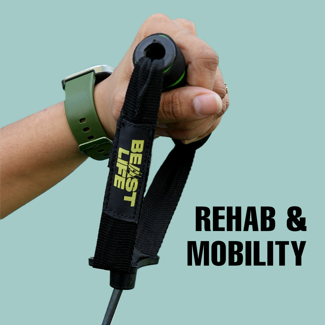 Beast Life Resistance Tube with Handles & Door Anchor