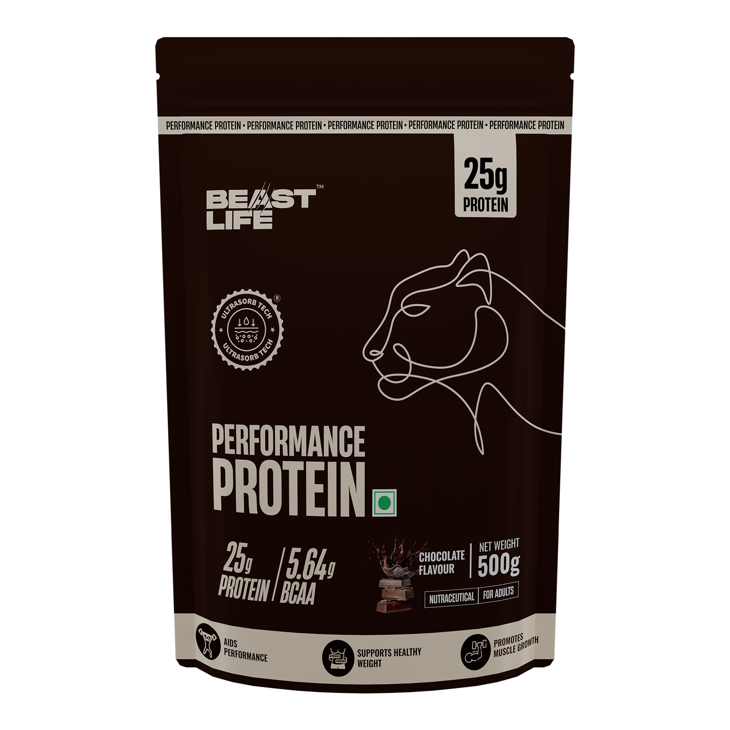 Performance Protein with Ultrasorb Tech | 500g | Chocolate