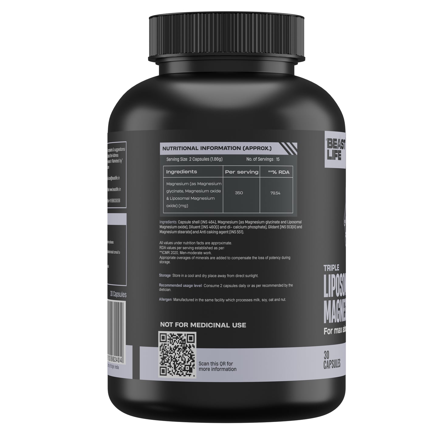 Liposomal Triple Magnesium+ 30N