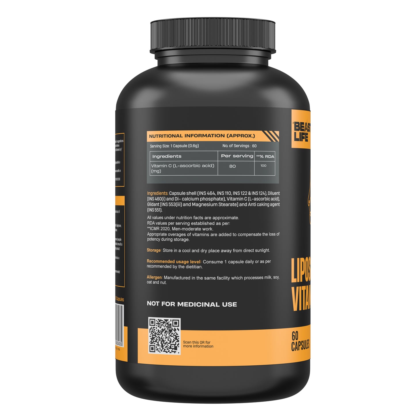 LIPOSOMAL VITAMIN C CAPSULES 60N