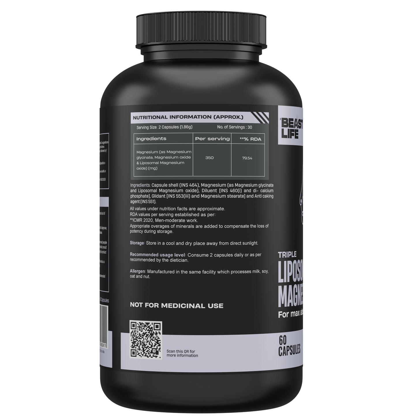 Triple Magnesium+ CAPSULES 60N