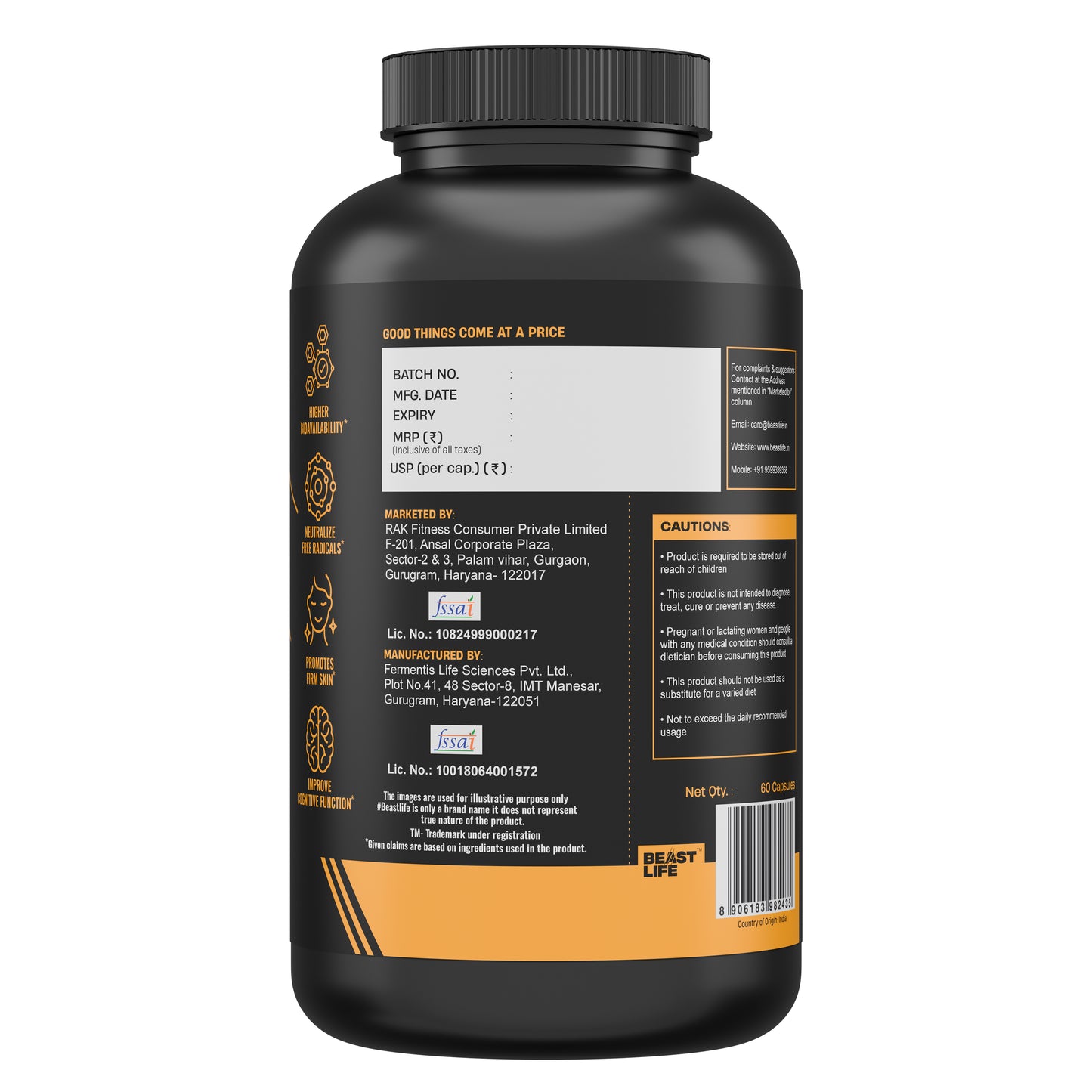LIPOSOMAL VITAMIN C CAPSULES 60N