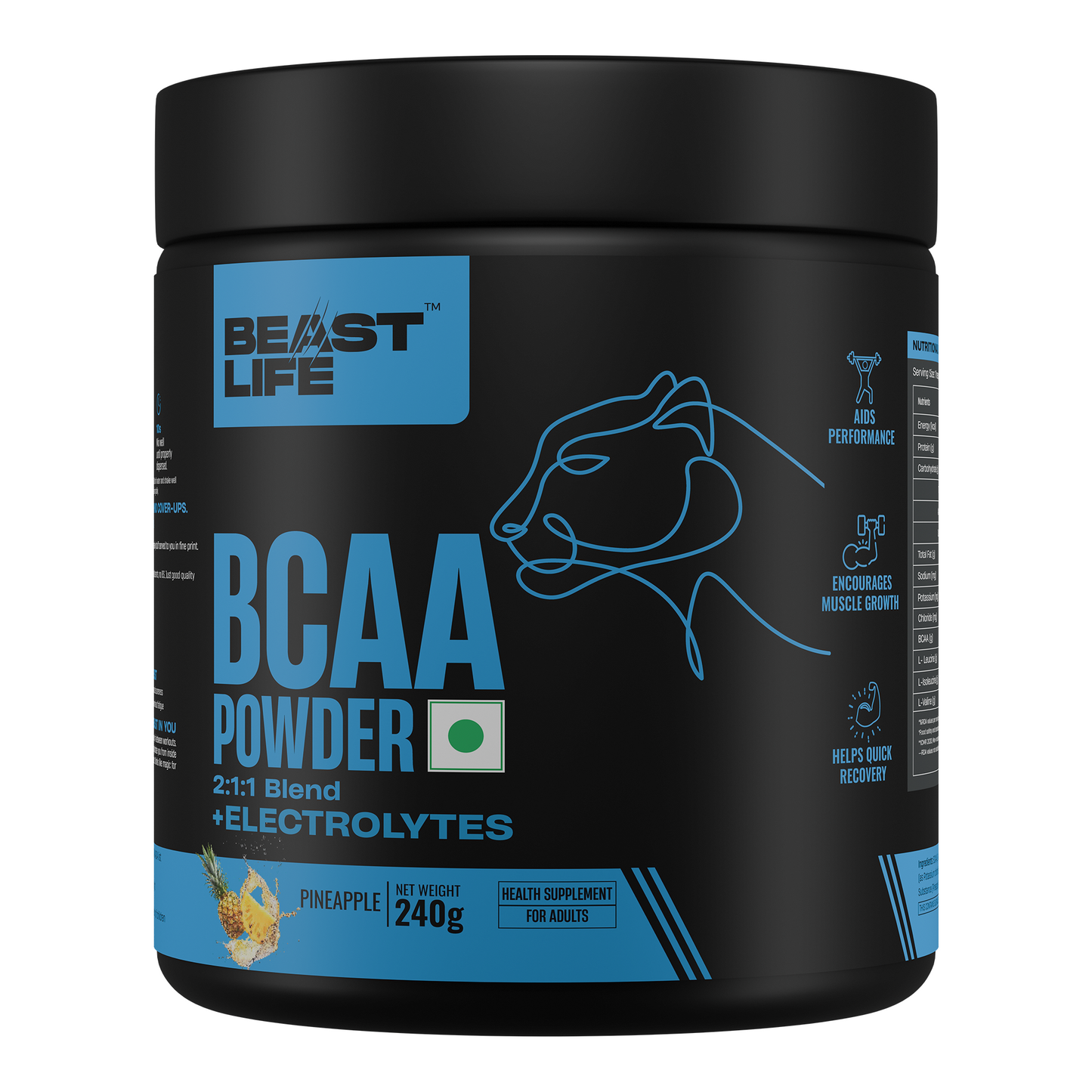 Pineapple BCAA with Electrolytes | 240g