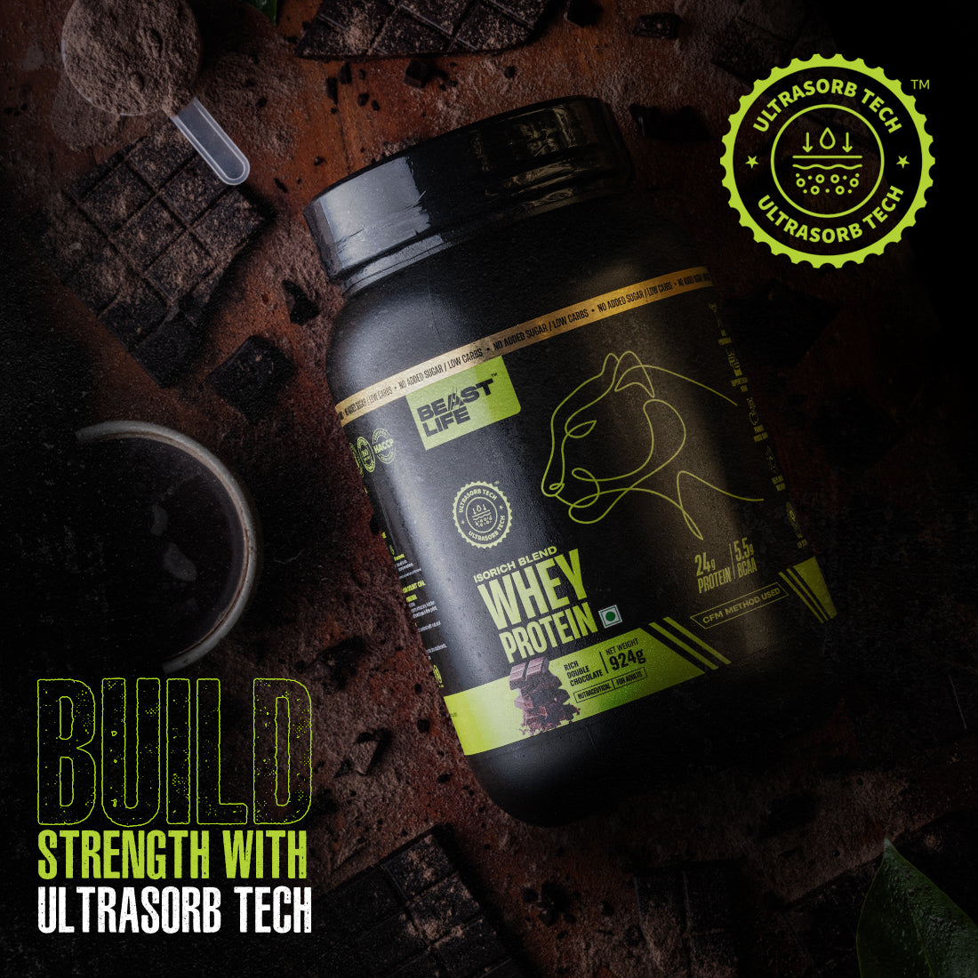 Isorich Blend Whey Protein with Ultrasorb Tech | 924G