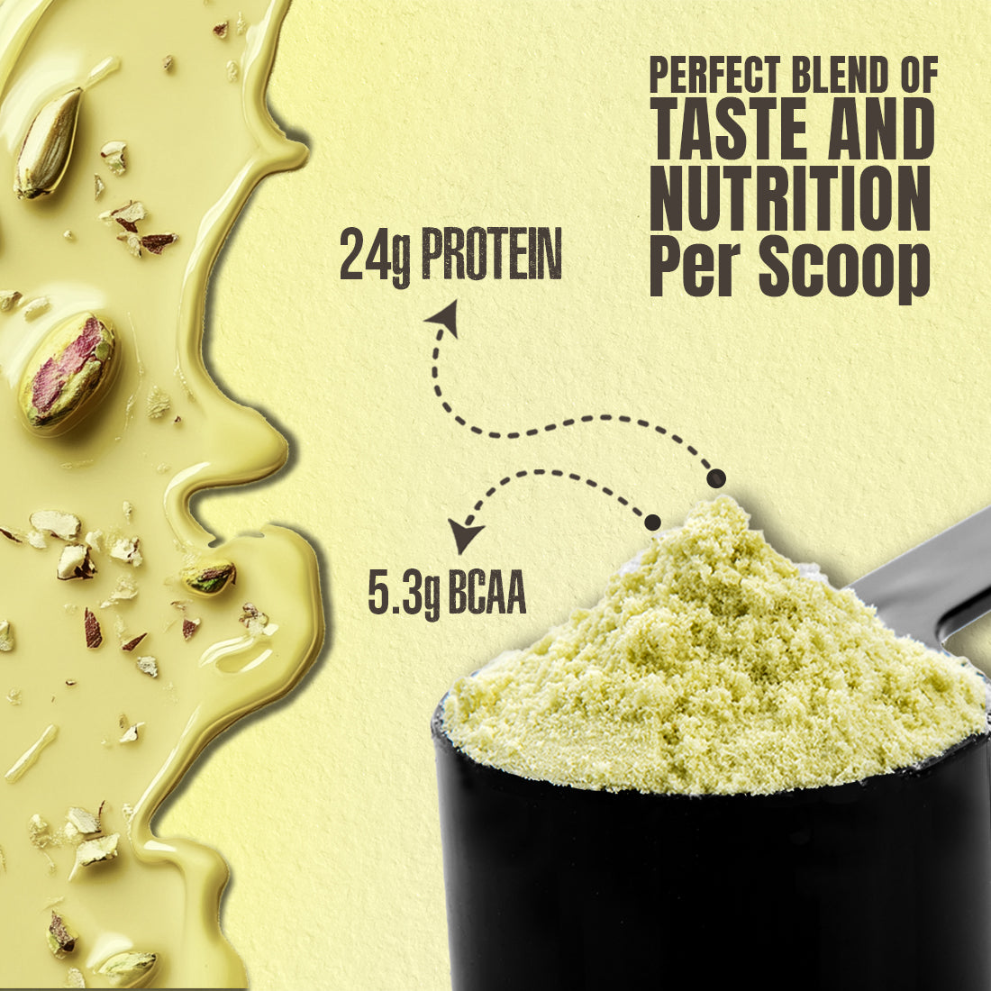 Pro Concentrate Whey Protein with Ultrasorb Tech | 924gm | Kesar Pista with Real Pista Flakes