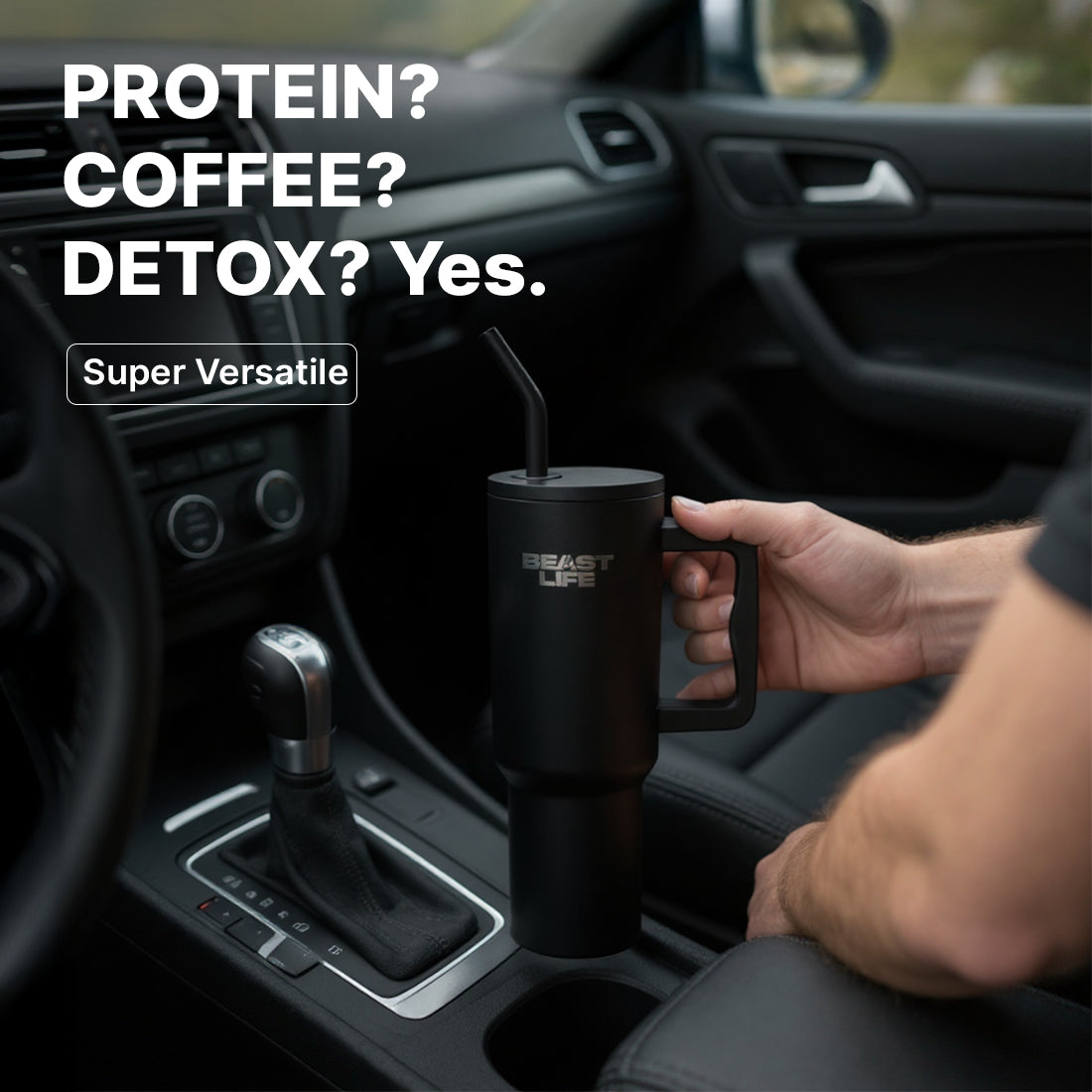 Beast Life Tumbler 1.2L - Black