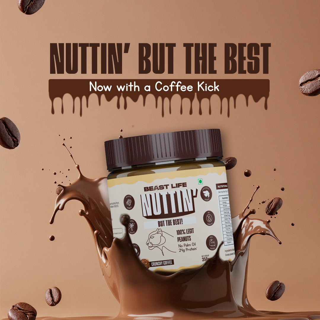 Beastlife Peanut Butter Crunchy Coffee 350g