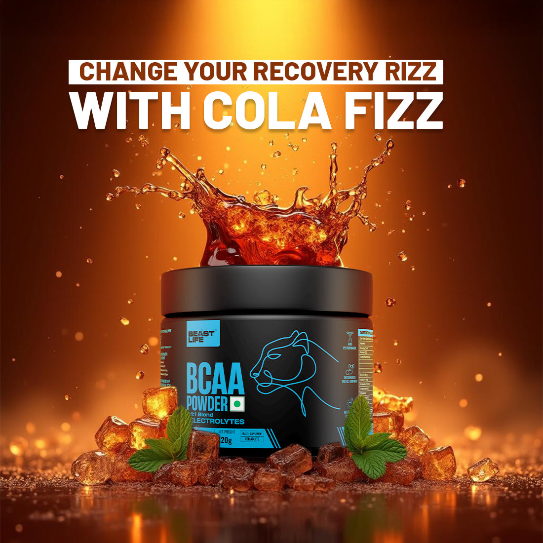 Cola Fizz BCAA with Electrolytes | 120g