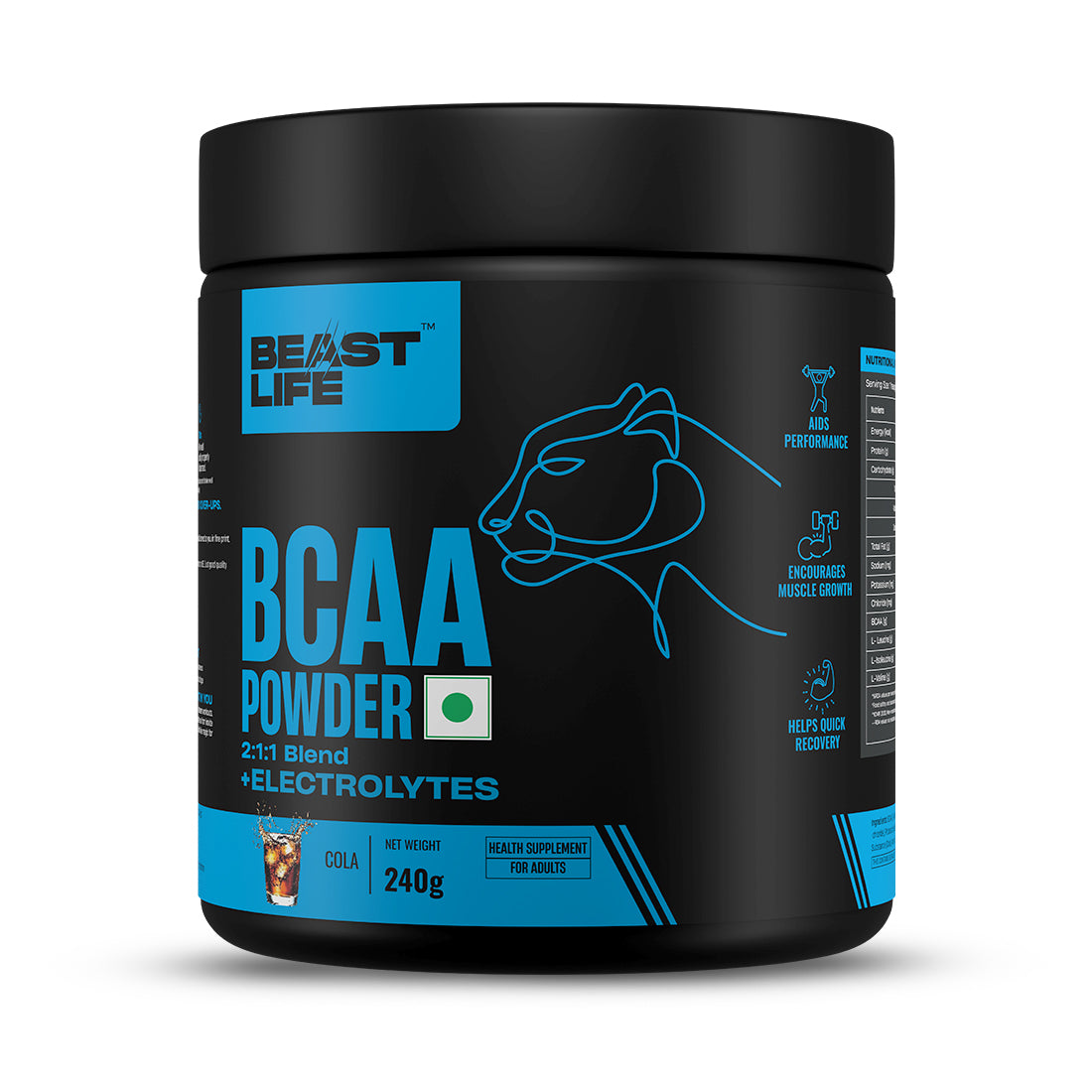 Cola Fizz BCAA with Electrolytes | 240g