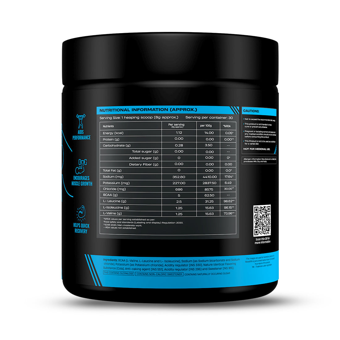 Cola Fizz BCAA with Electrolytes | 240g
