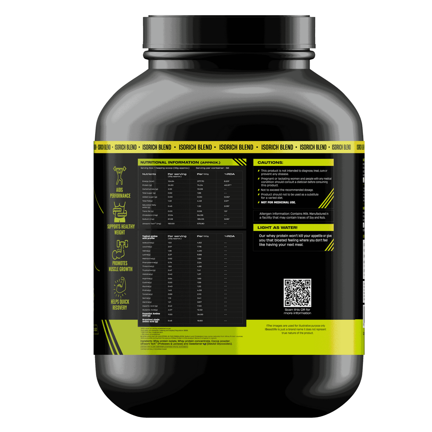 Isorich Blend Whey Protein with Ultrasorb Tech | 1848G