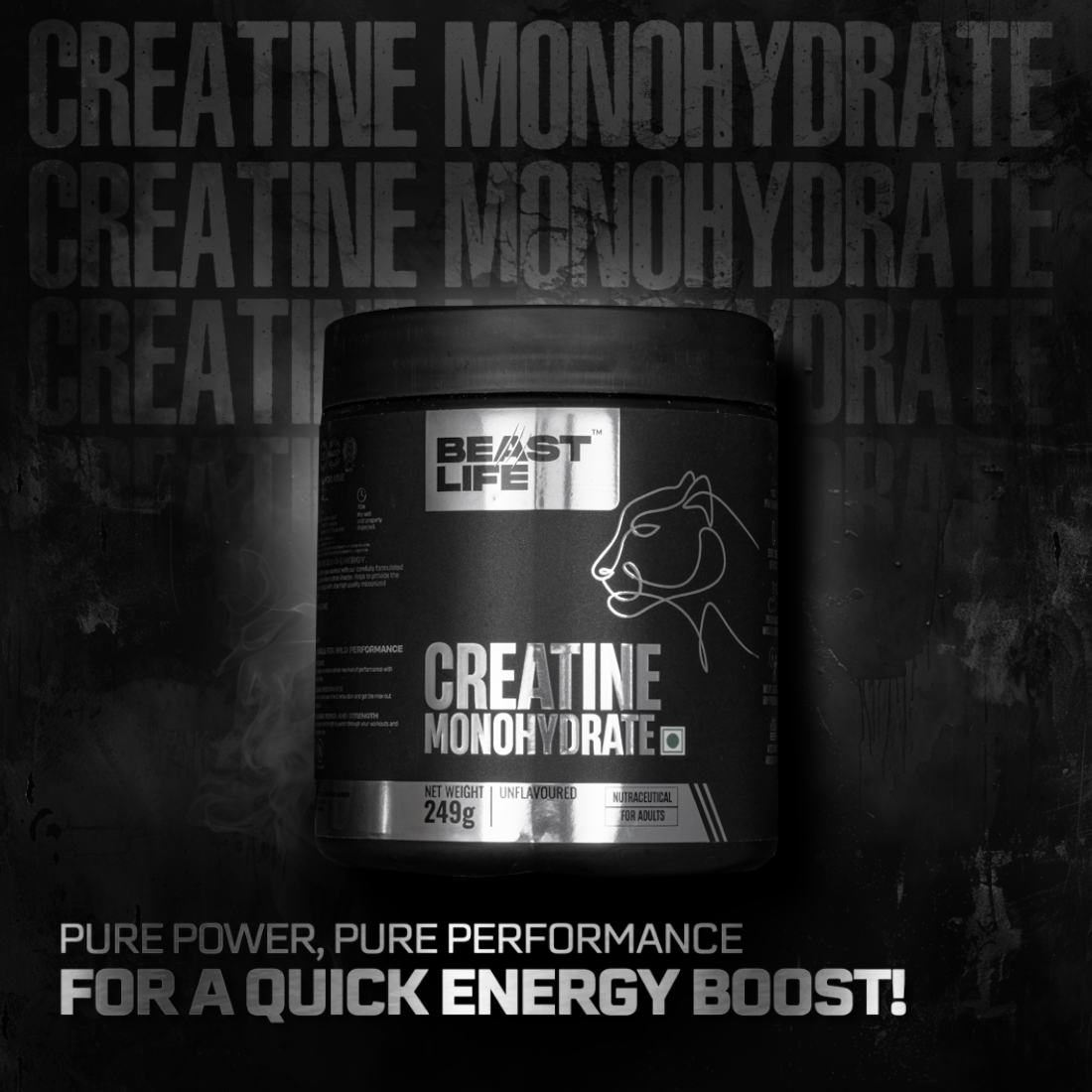 Super Micronized Creatine Monohydrate | 249G