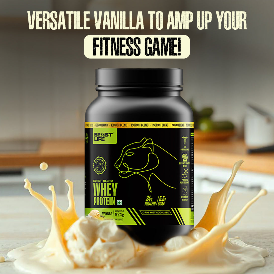 Vanilla Isorich Blend Whey Protein with Ultrasorb Tech | 924G