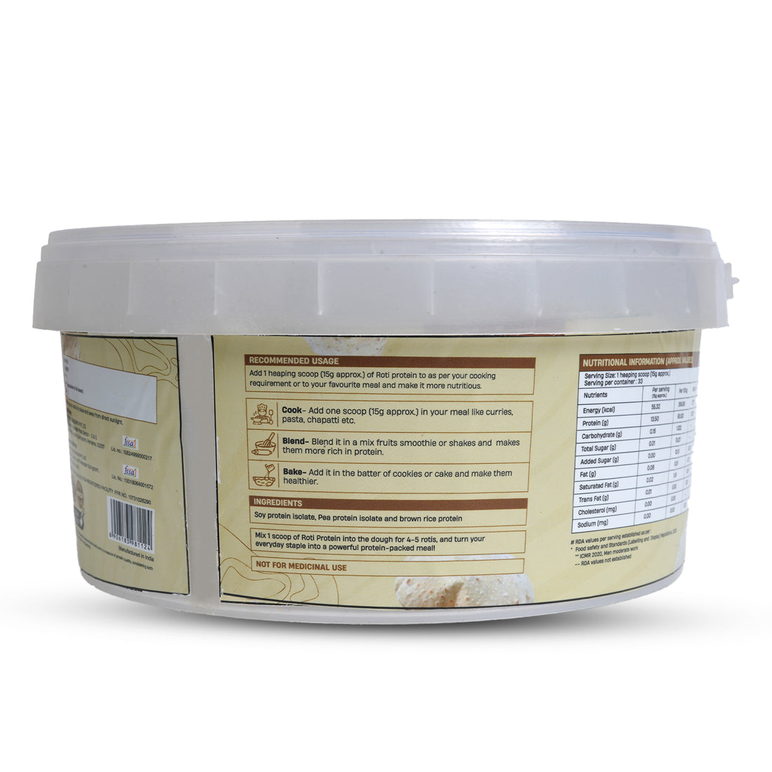 BeastLife ROTI PROTEIN MIX 500g (ROTI 2.0) | 33 Servings