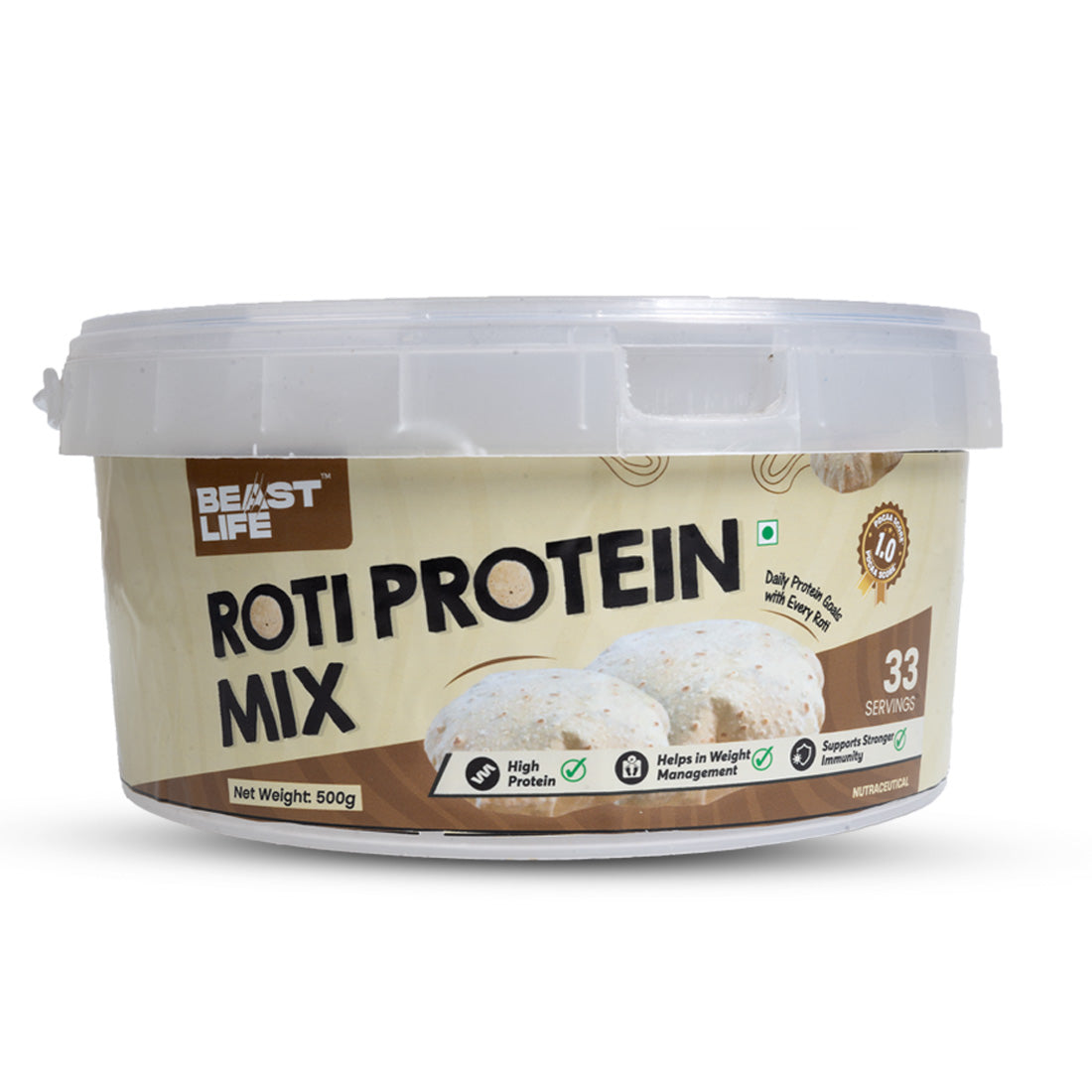 BeastLife ROTI PROTEIN MIX 500g (ROTI 2.0) | 33 Servings
