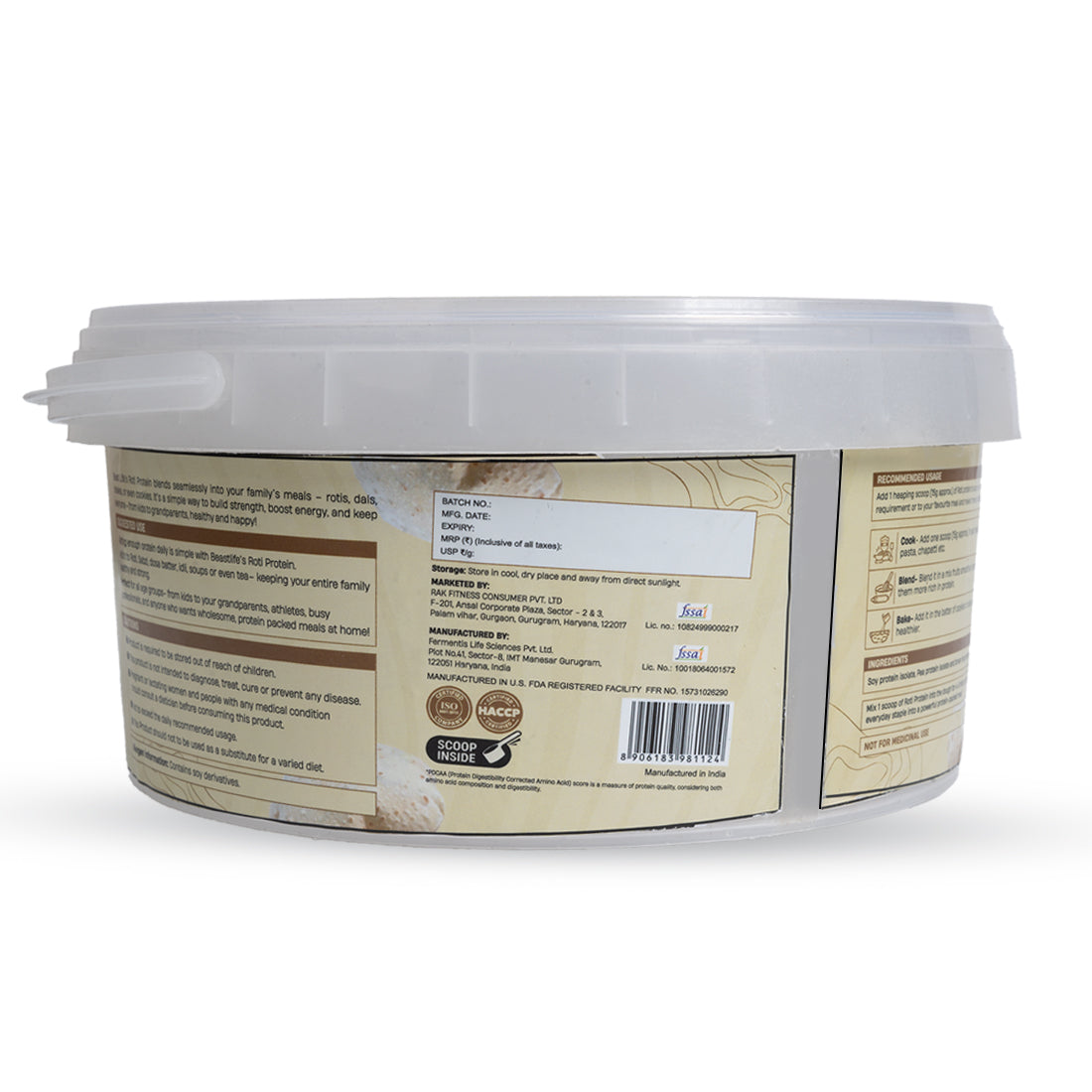 BeastLife ROTI PROTEIN MIX 500g (ROTI 2.0) | 33 Servings