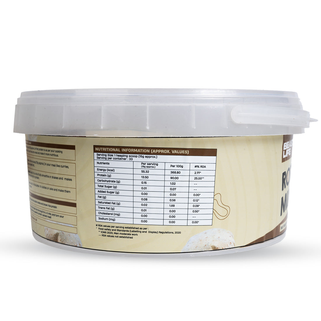 BeastLife ROTI PROTEIN MIX 500g (ROTI 2.0) | 33 Servings