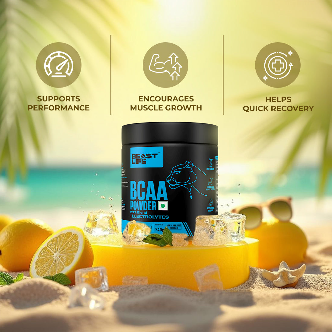 Shikanji BCAA with Electrolytes | 240g