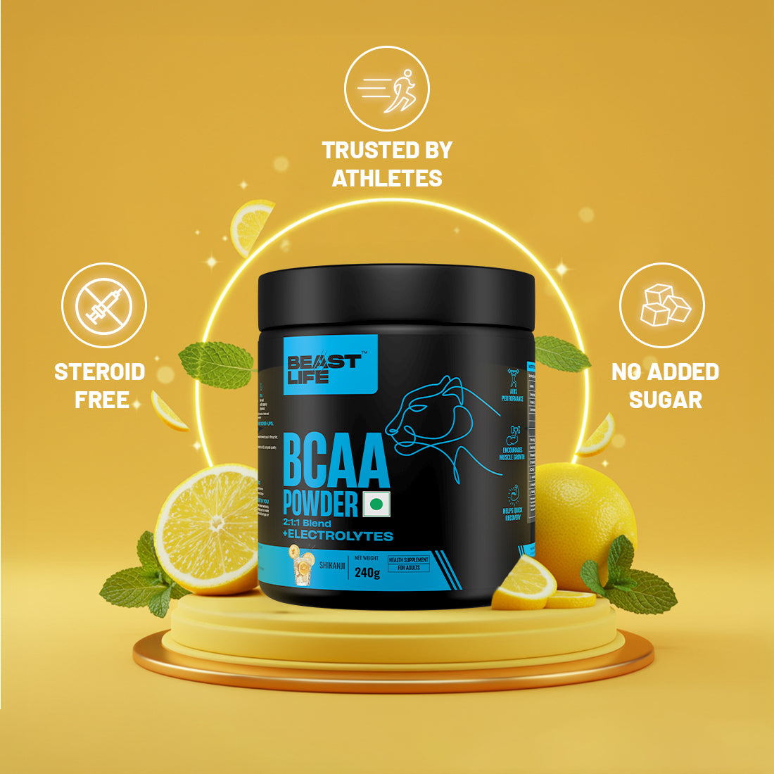 Shikanji BCAA with Electrolytes | 240g