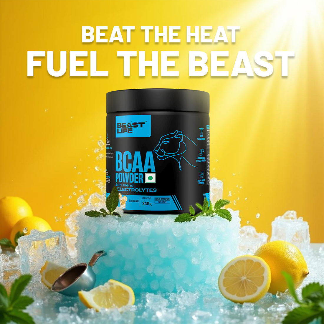 Shikanji BCAA with Electrolytes | 240g