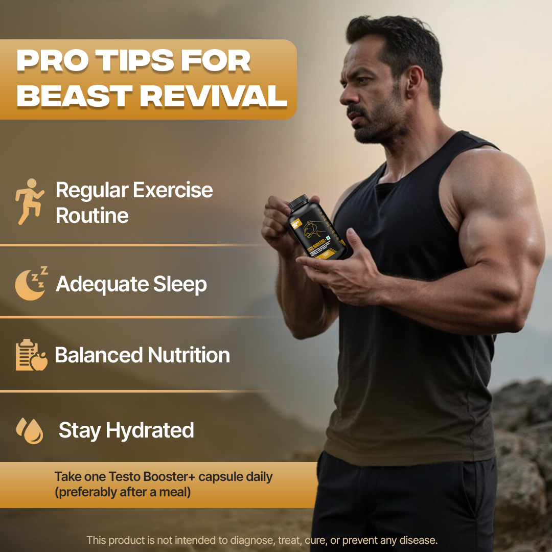 TESTO BOOSTER+ CAPSULES 60N