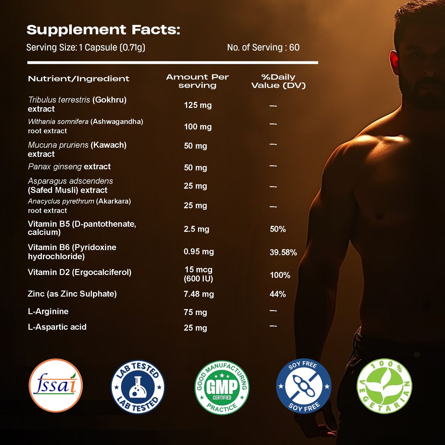TESTO BOOSTER+ CAPSULES 60N
