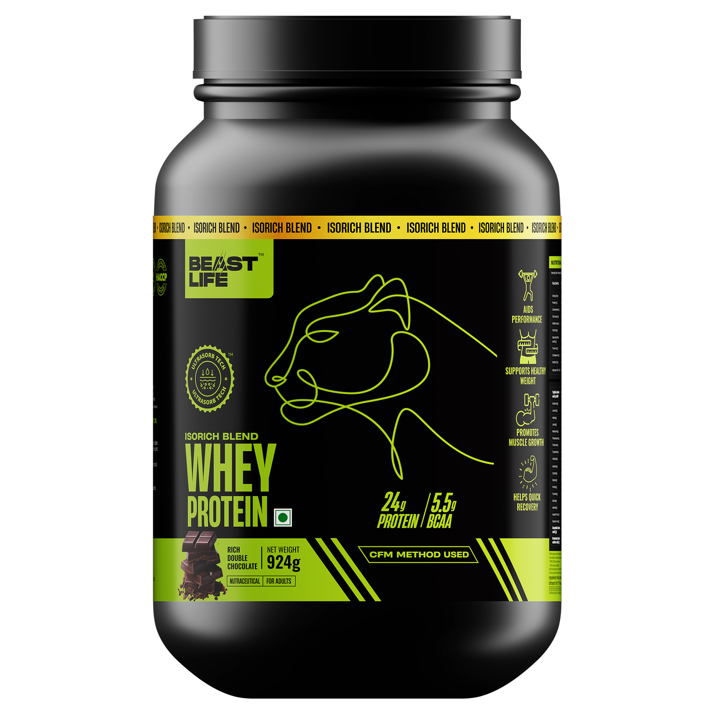 Isorich Blend Whey Protein with Ultrasorb Tech | 924G