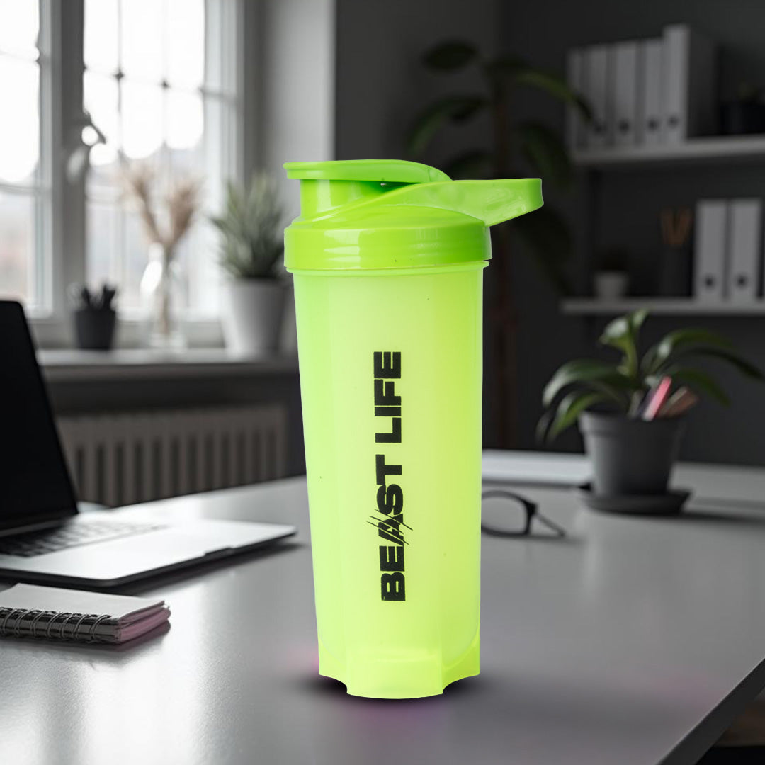 BeastLife Classic Gym shaker bottle 750ml (Neon)