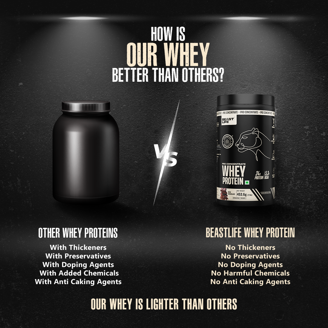 Pro Concentrate Whey Protein Rich Chocolate 1lbs