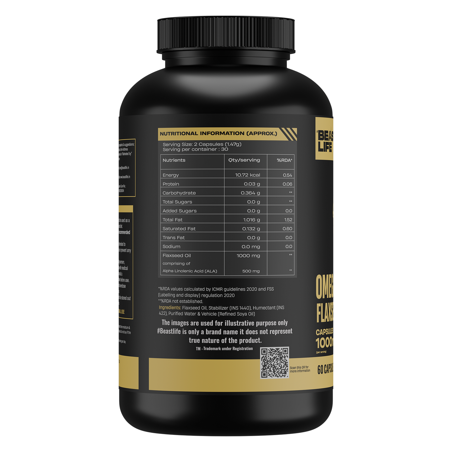 3X Strength Veg omega 3 6 9 | 60N