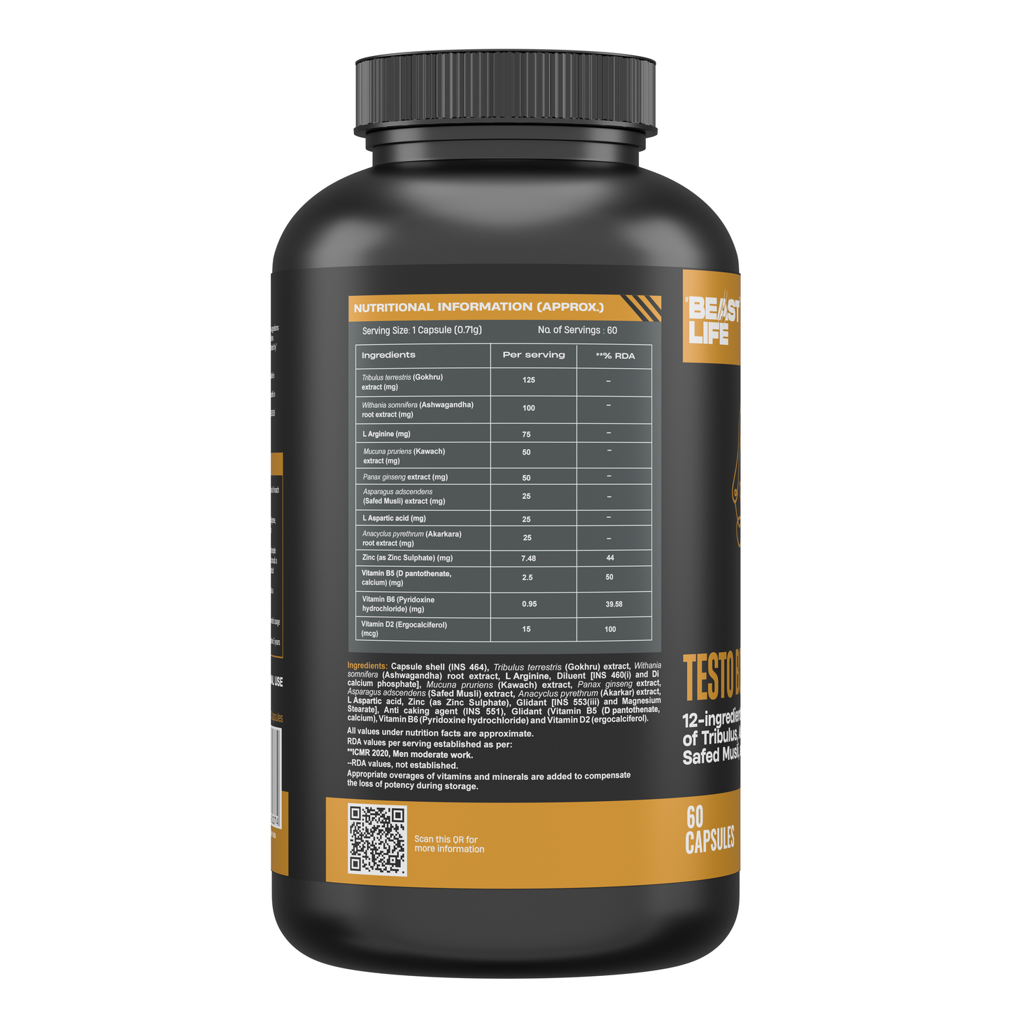 TESTO BOOSTER+ CAPSULES 60N