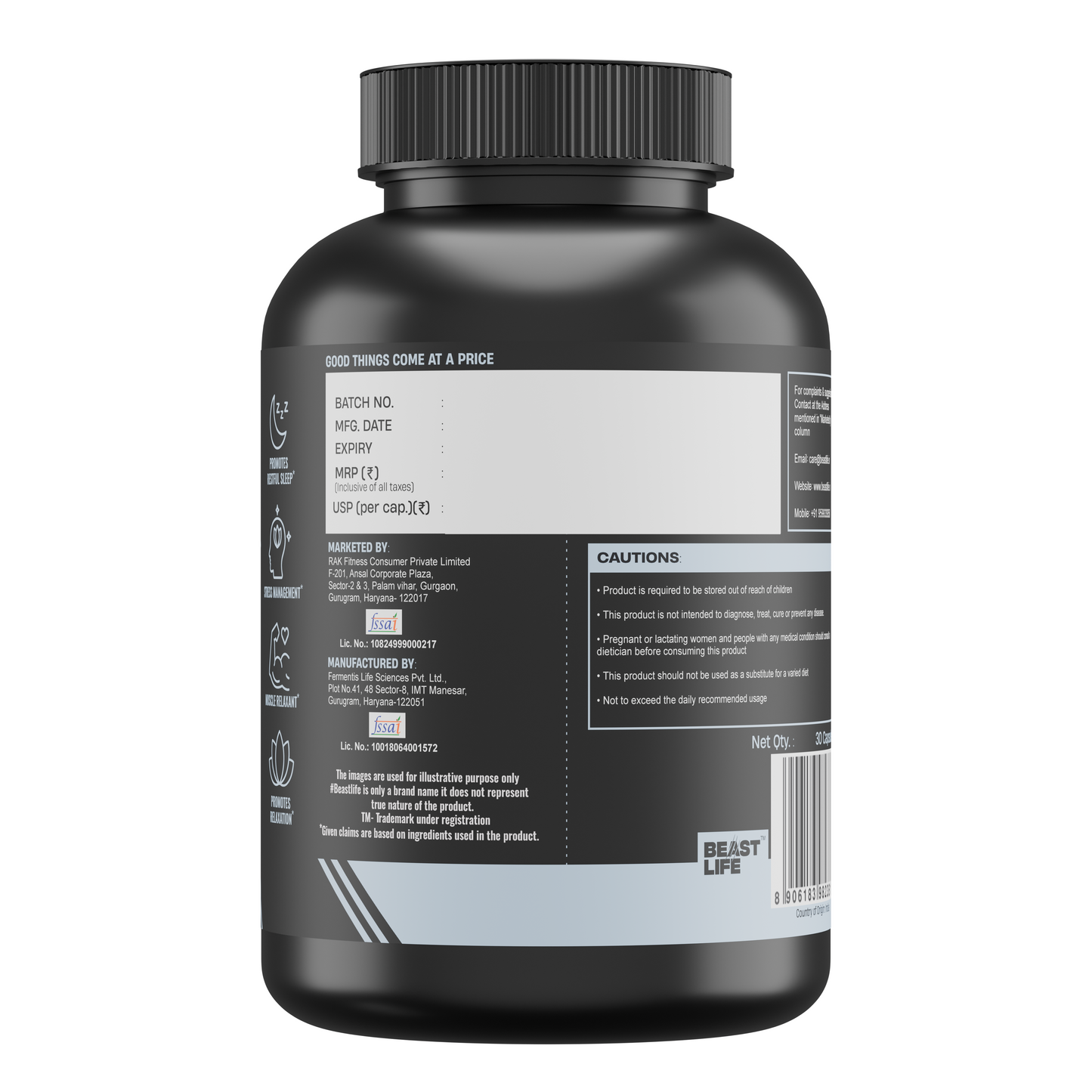 Melatonin+  5 mg with Valeriana & Chamomile 30N