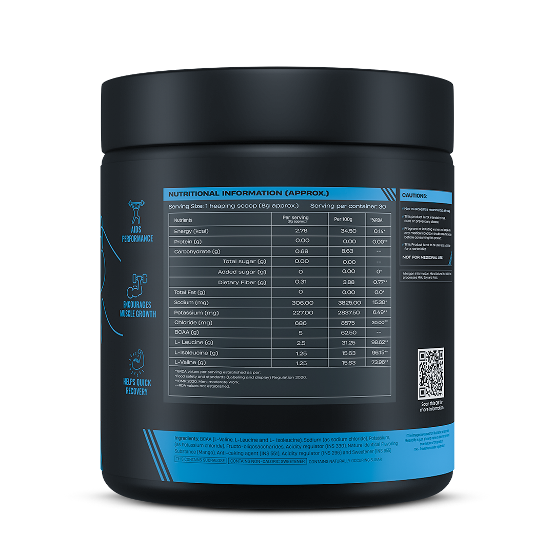 Kachha Aaam BCAA with Electrolytes | 240g